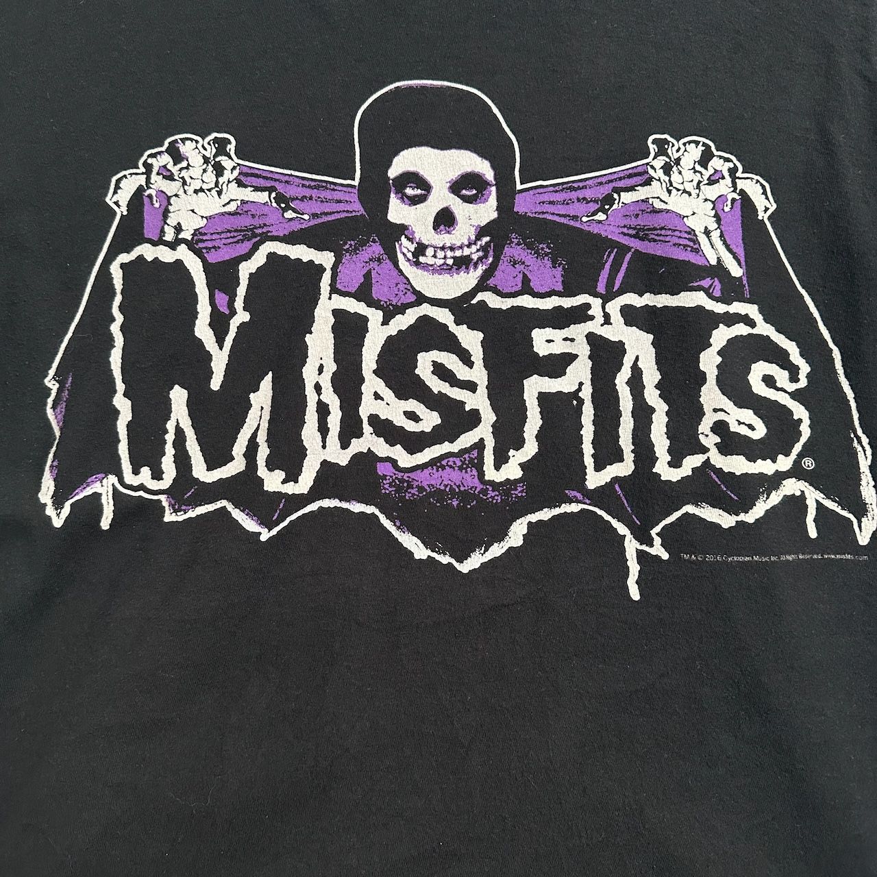 Misfits ミスフィッツ バンドTシャツ 黒 - メルカリ