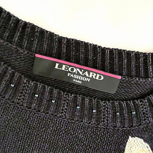 anc レオナール LEONARD ニット・セーター L ネイビー