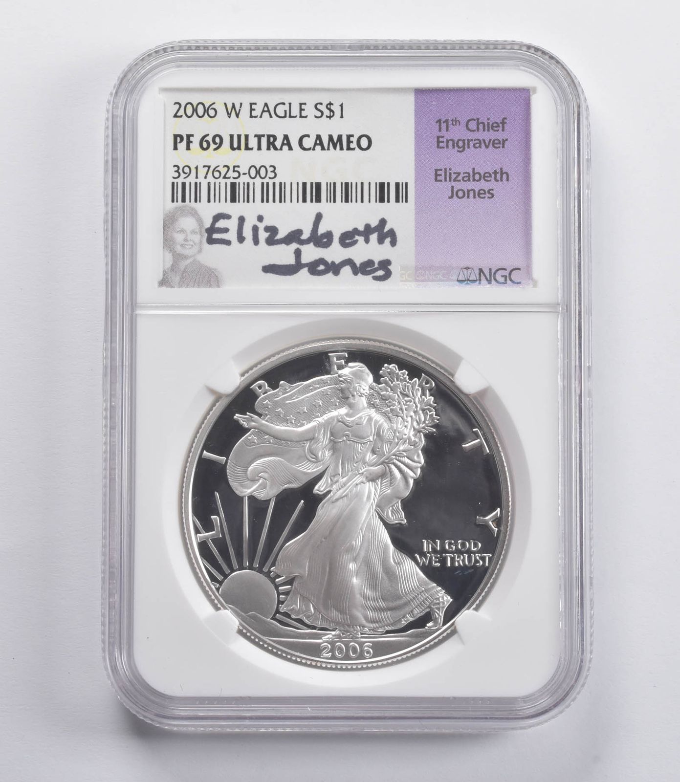 PF69 UCAM 2006W アメリカンシルバーイーグル サイン入り Js NGC