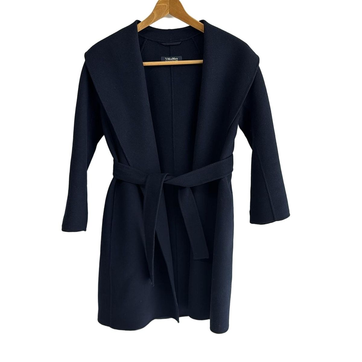 S Max Mara マックスマーラ コート サイズI36 S レディース - 90810171 ダークネイビー 七分袖|冬