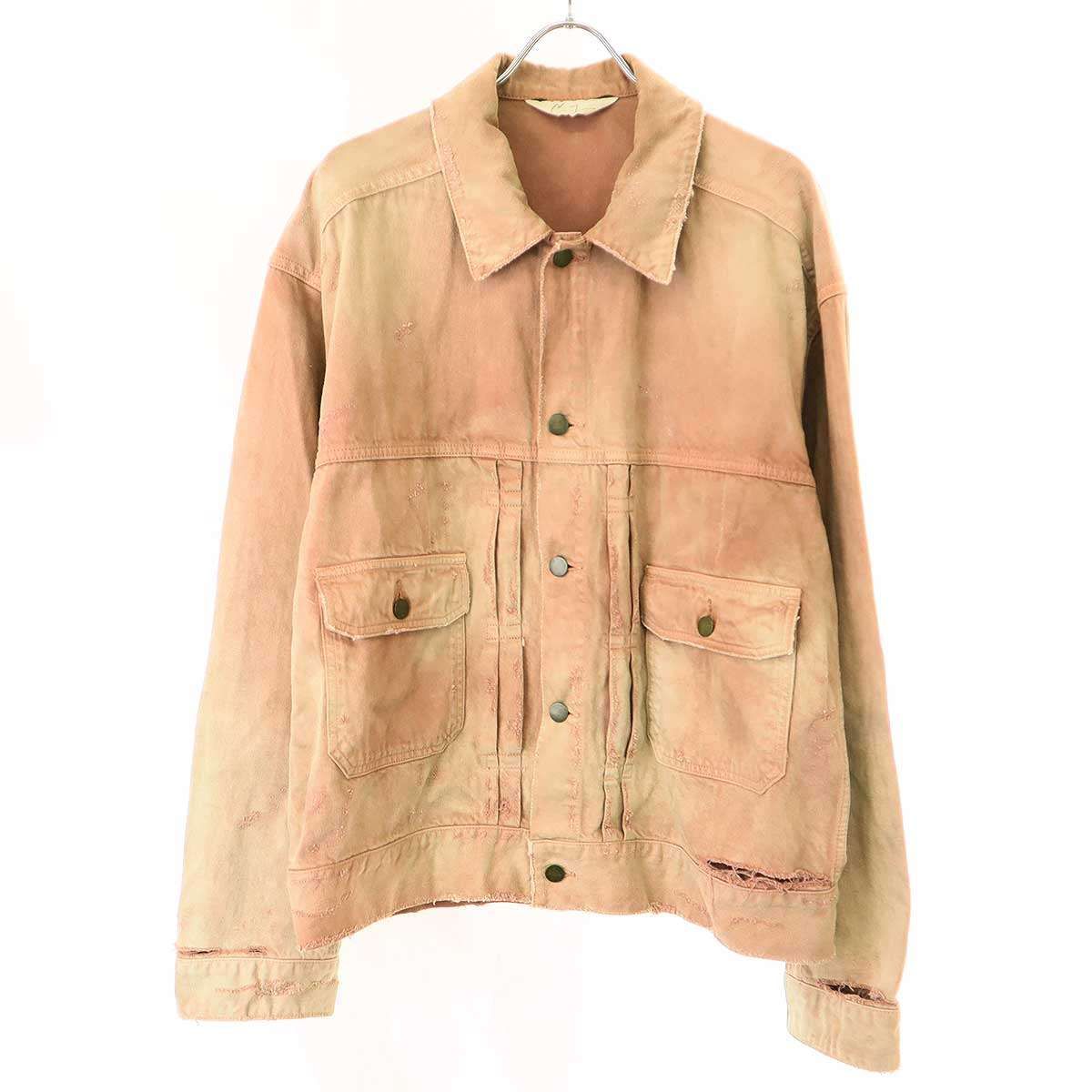 ANCELLM アンセルム 23AW DAMEGE DENIM JACKET type-2 ダメージ加工