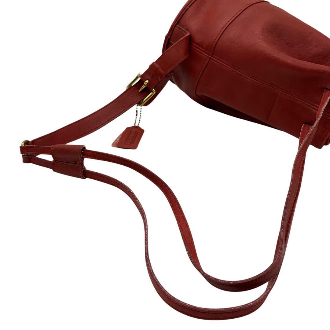 1946 Vintage Coach ショルダーバッグ 巾着 USA RED 1946 Vintage Coach ショルダーバッグ 巾着 USA RED