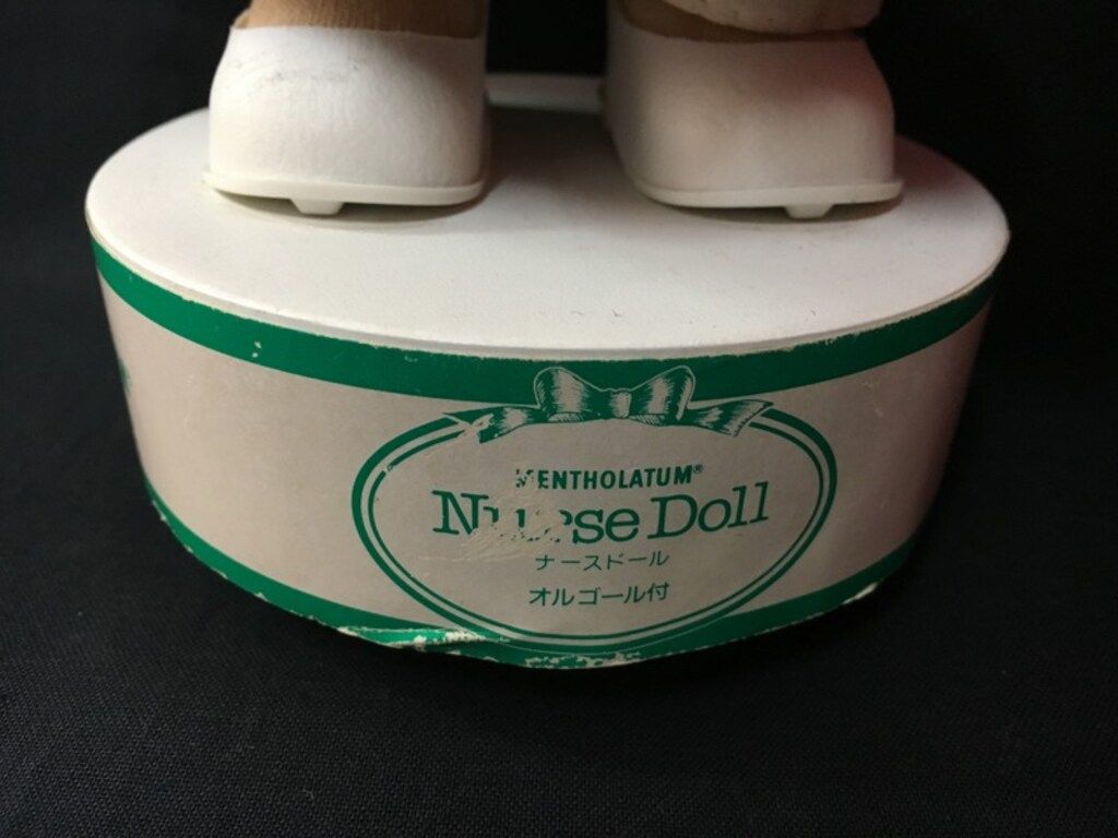 ロート オルゴール メンソレータム ナース人形 300mm