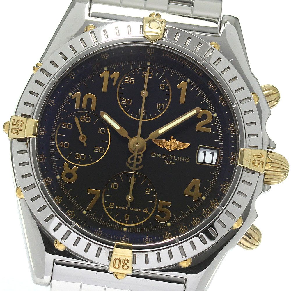 ブライトリング BREITLING B13050.1 クロノマット ビコロ デイト 自動巻き メンズ良品_818781
