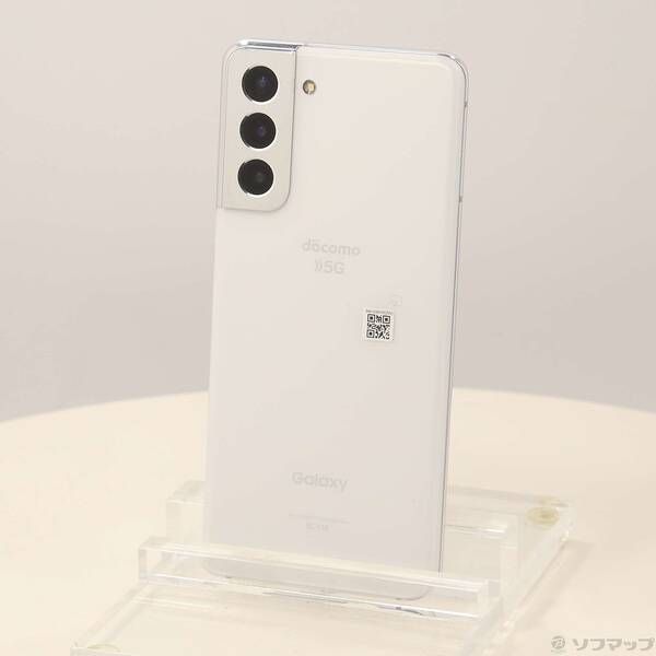 中古品〕 Galaxy S21 5G 256GB ファントムホワイト SC-51B