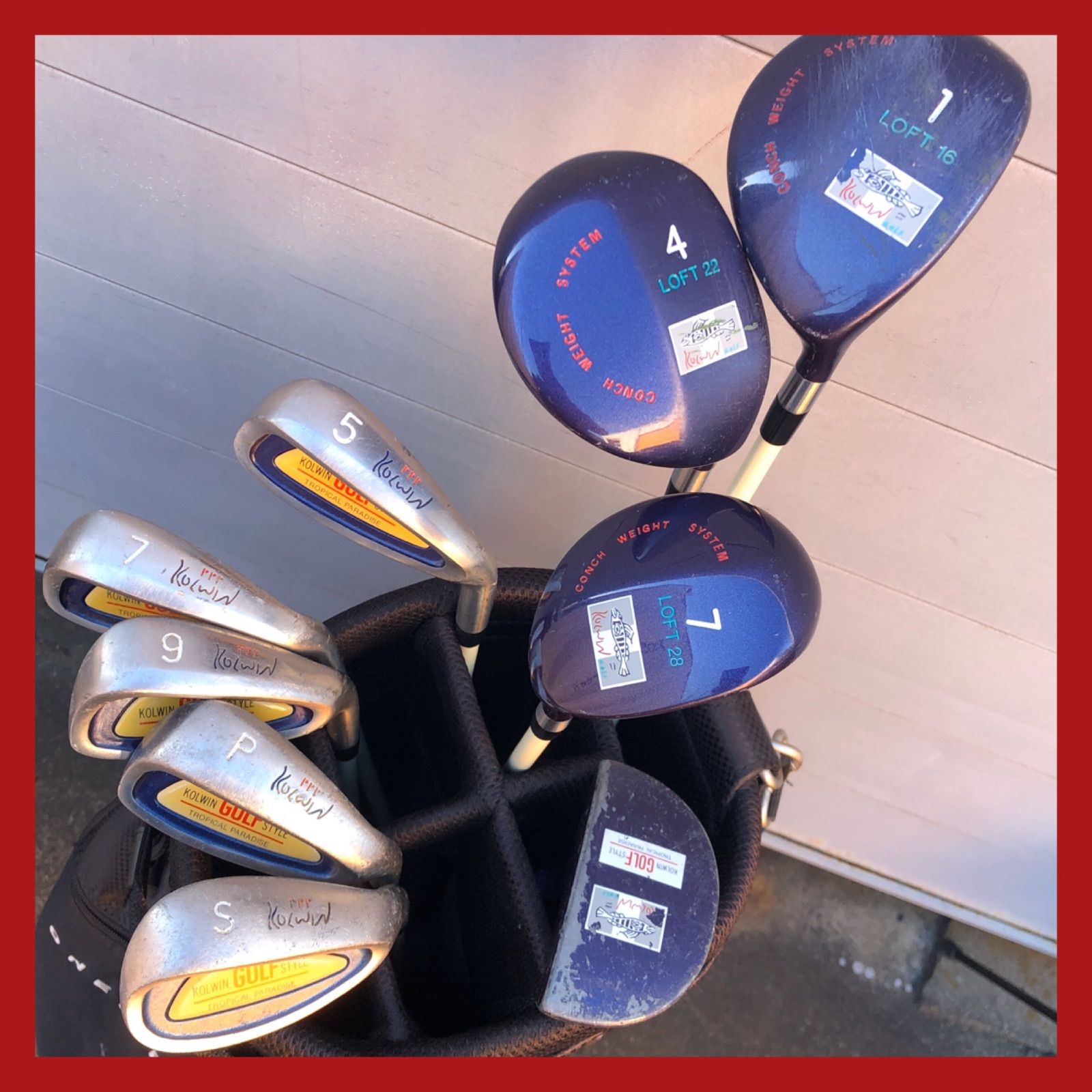 kolwin レディースゴルフセット Kolwin コルウィン レディース クラブ8本セット Lシャフト