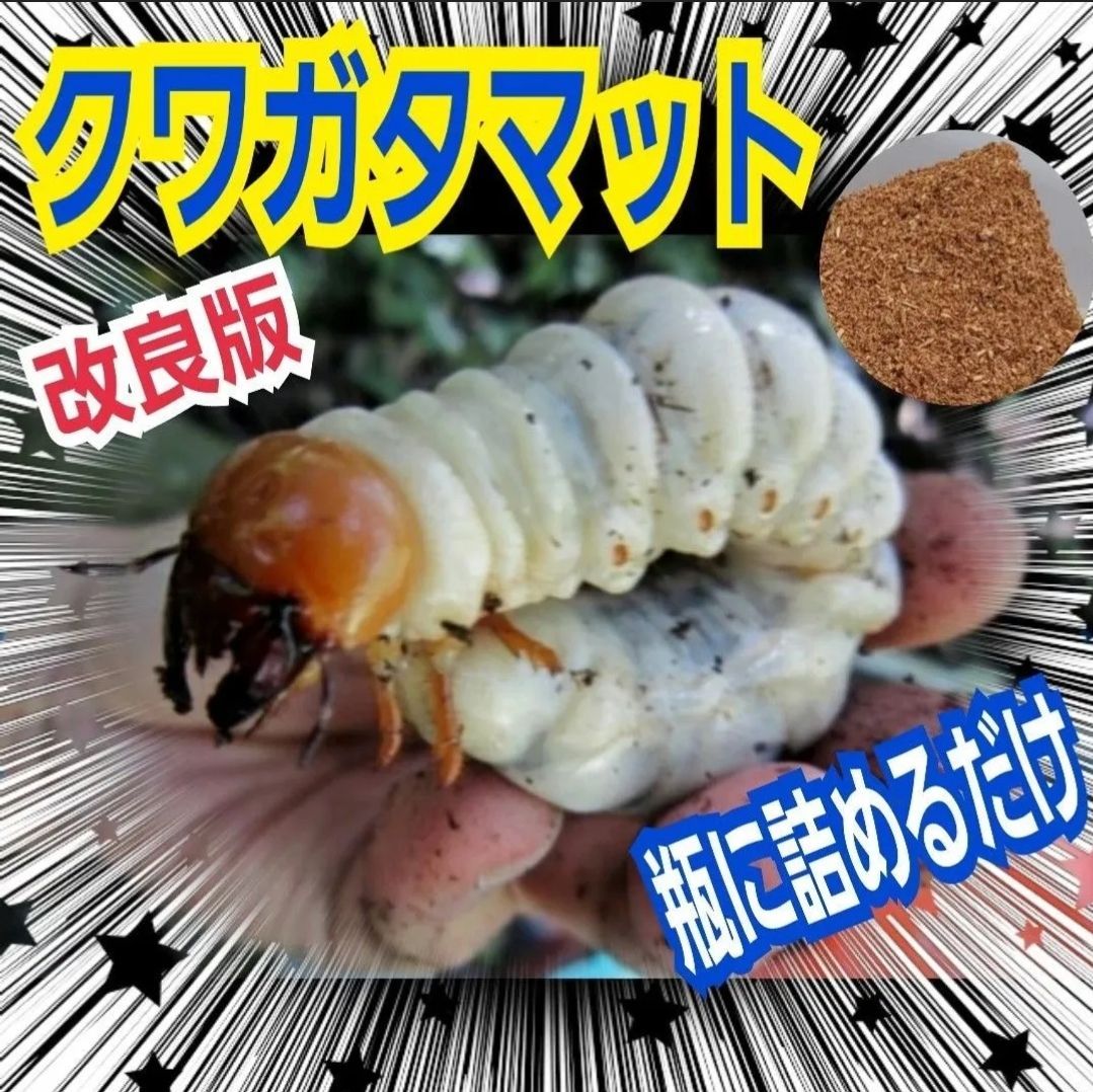 菌床粉砕クワガタマット 甘い菌糸の香り！カップや瓶に詰めるだけ