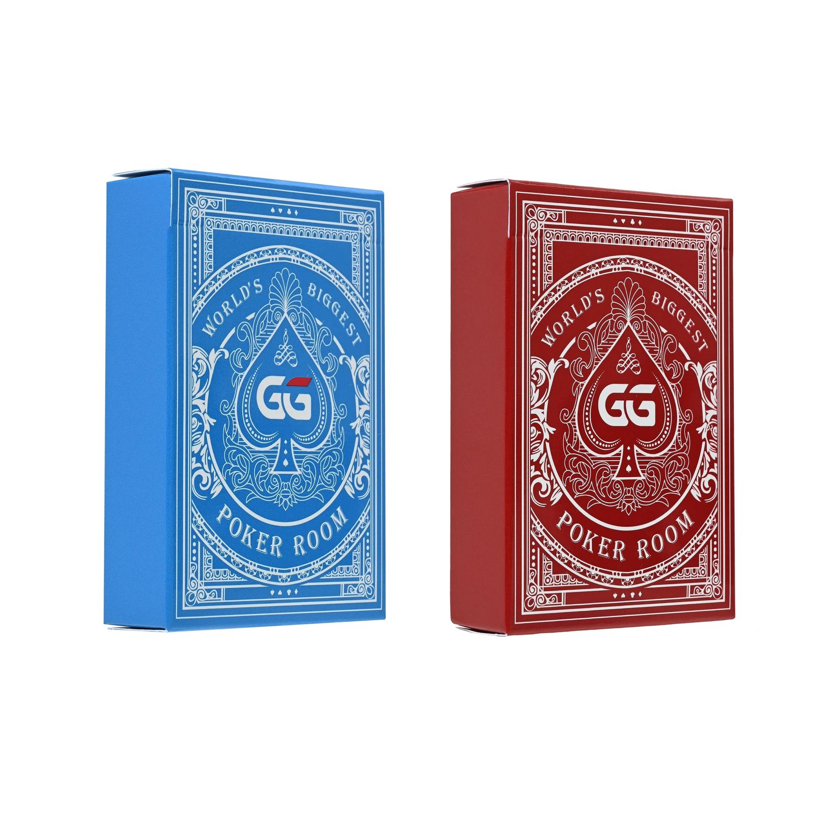 GGPOKER ポーカートランプ ブルー＆レッド カットカード付属 - メルカリ