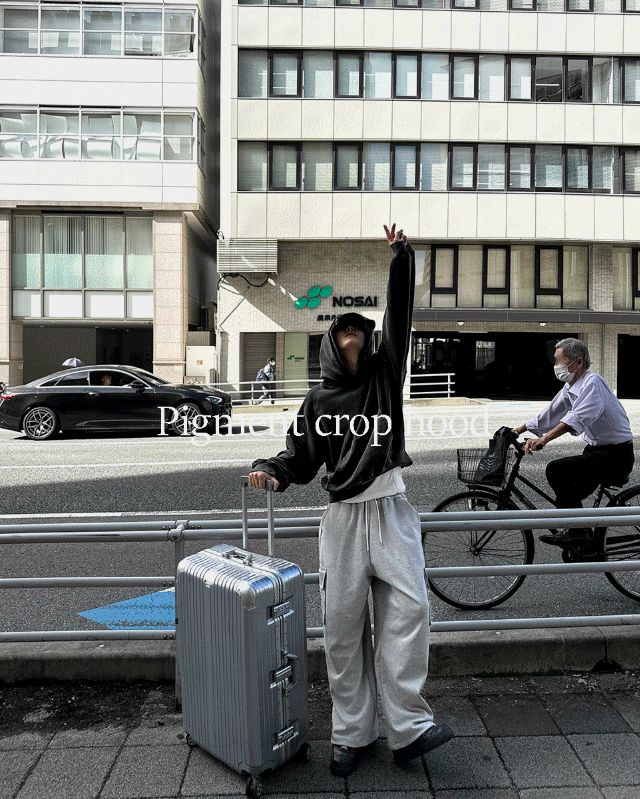 【ひーちゃん】 COSYHARU コシハル 公式]ブレンズピグメントクロップパーカー