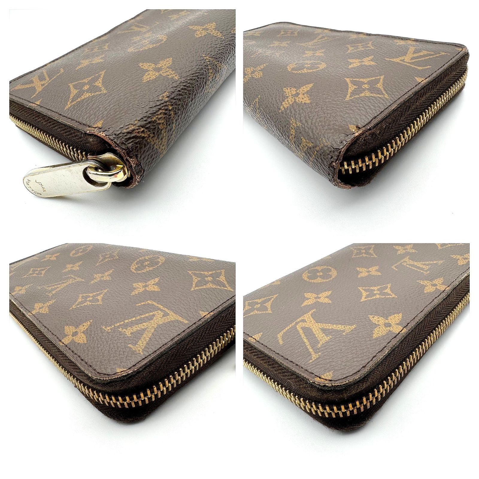 美品 】LOIS VUITTON ルイヴィトン モノグラム ジッピー