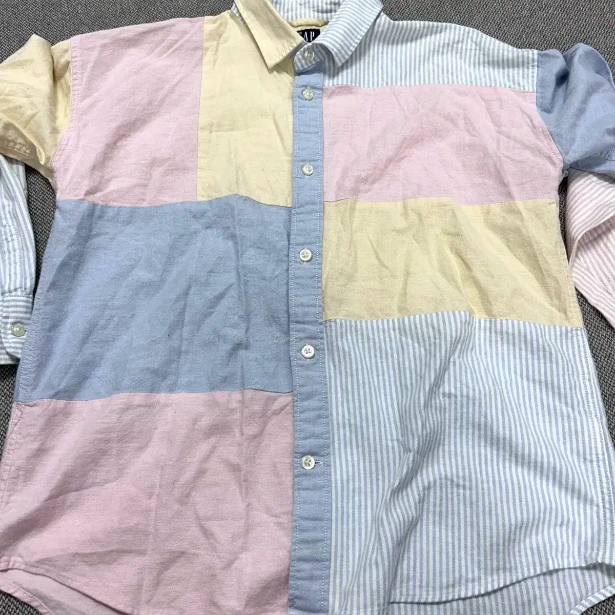 GAP ギャップ X PALACE パレス ドロップショルダー マルチ キッズ シャツ XL
