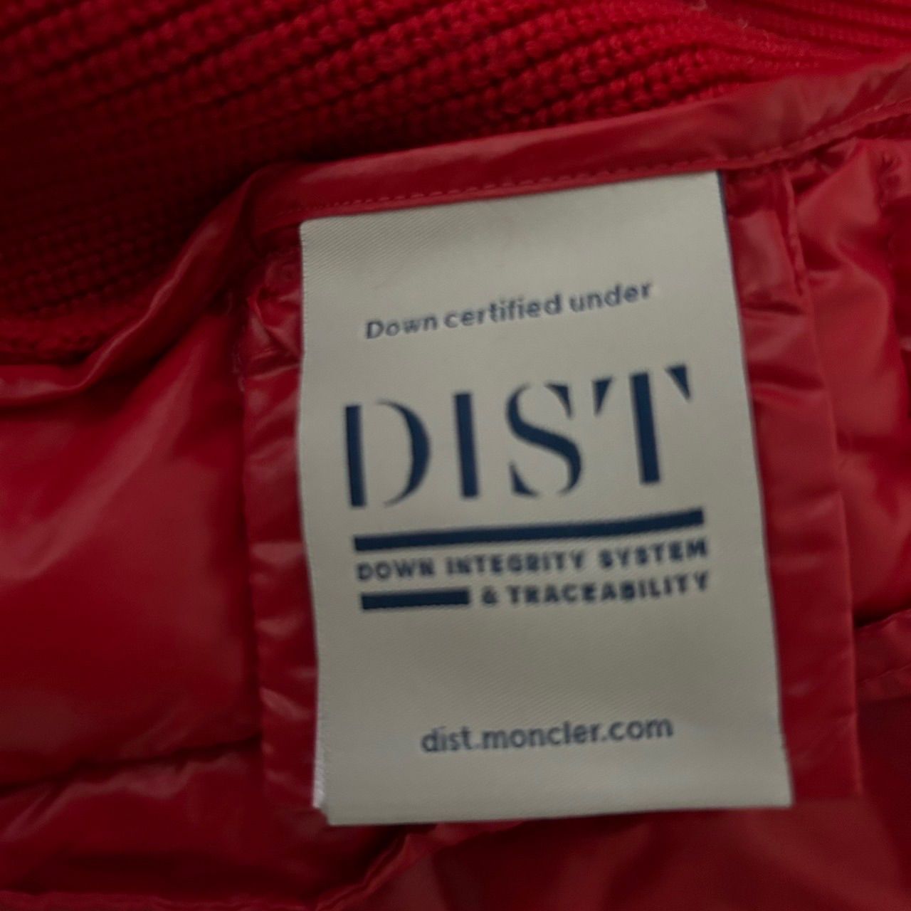 MONCLER ダウンニット☆赤☆フード付き☆定番ロゴ☆サイズL