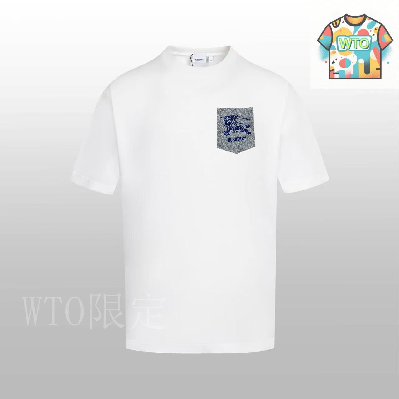 ◆BURBERRY 最新作◆てんとう虫ロゴ Tシャツ/Tea Cup◆ T-shirt with embroidery Burberry Bianco | Grifo210