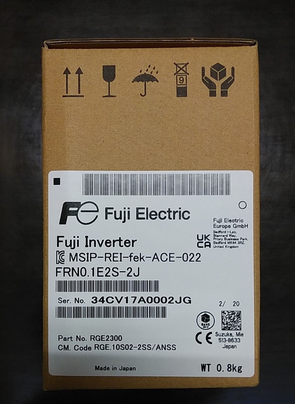 新品】富士電機 インバーター FRN0.1E2S-2J - TCM電材 - メルカリ