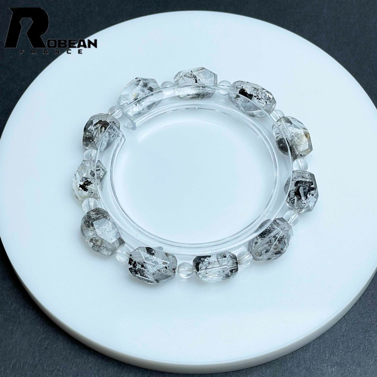 逸品 EU製 ROBEAN・ブルートパーズ・ダイヤモンド・ペンダント Pt