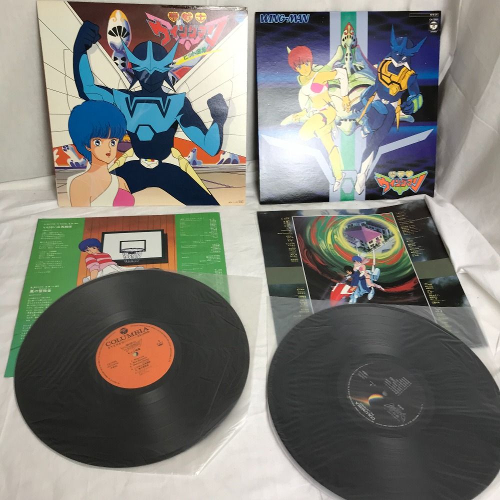 LP アニメ 夢戦士ウイングマン 音楽集 ‎– CX7501 COLUMBIA /00260