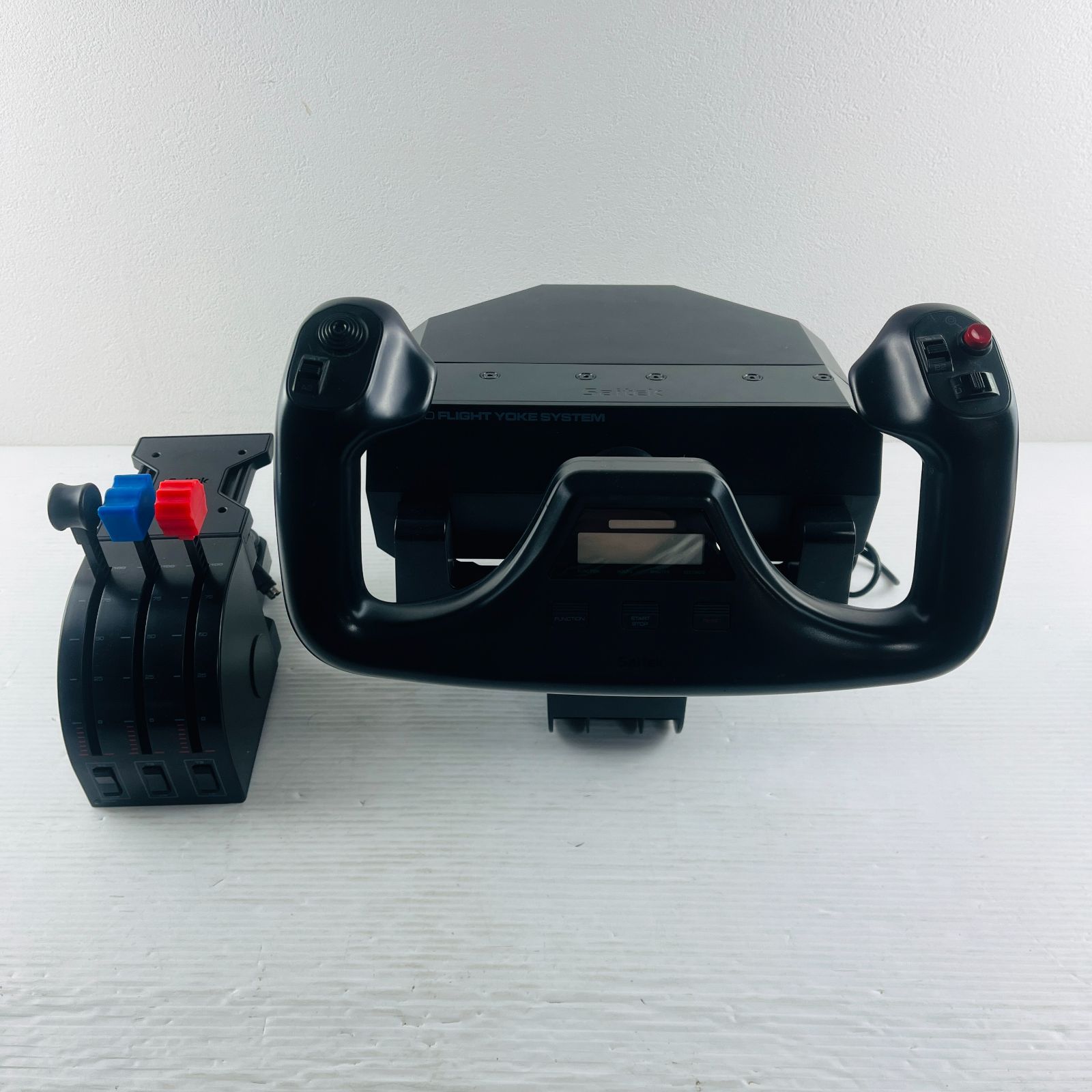 001 【通電動作OK】フライトシミュレーター プロ フライト ヨークシステム サイテック PRO FLIGHT YOKE SYSTEM Saitek コントローラー