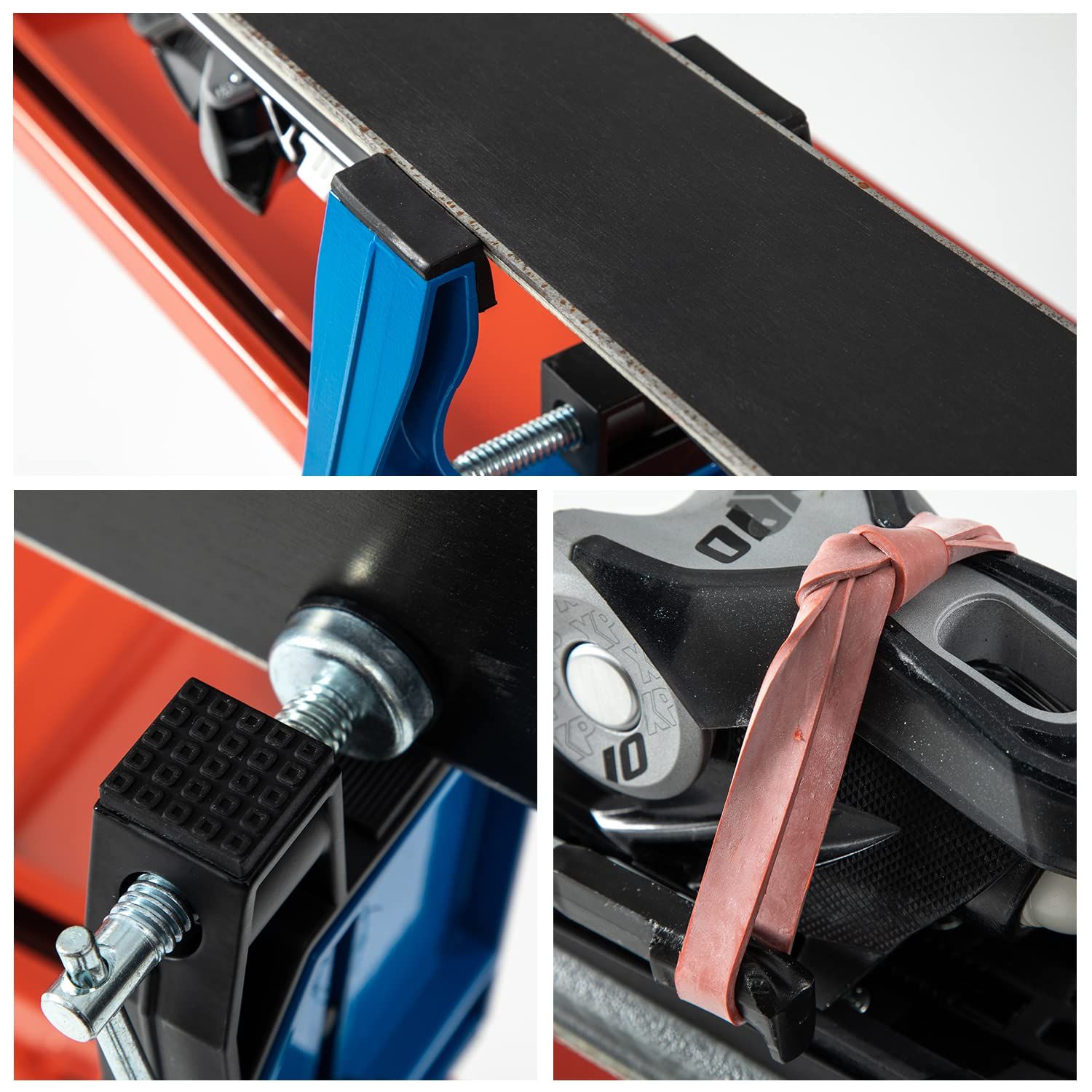 スキーバイス チューニング＆ワックス用バイスセット XCMAN スキーチューニングとワックスがけ用 角度と高さ調節可能 PRO