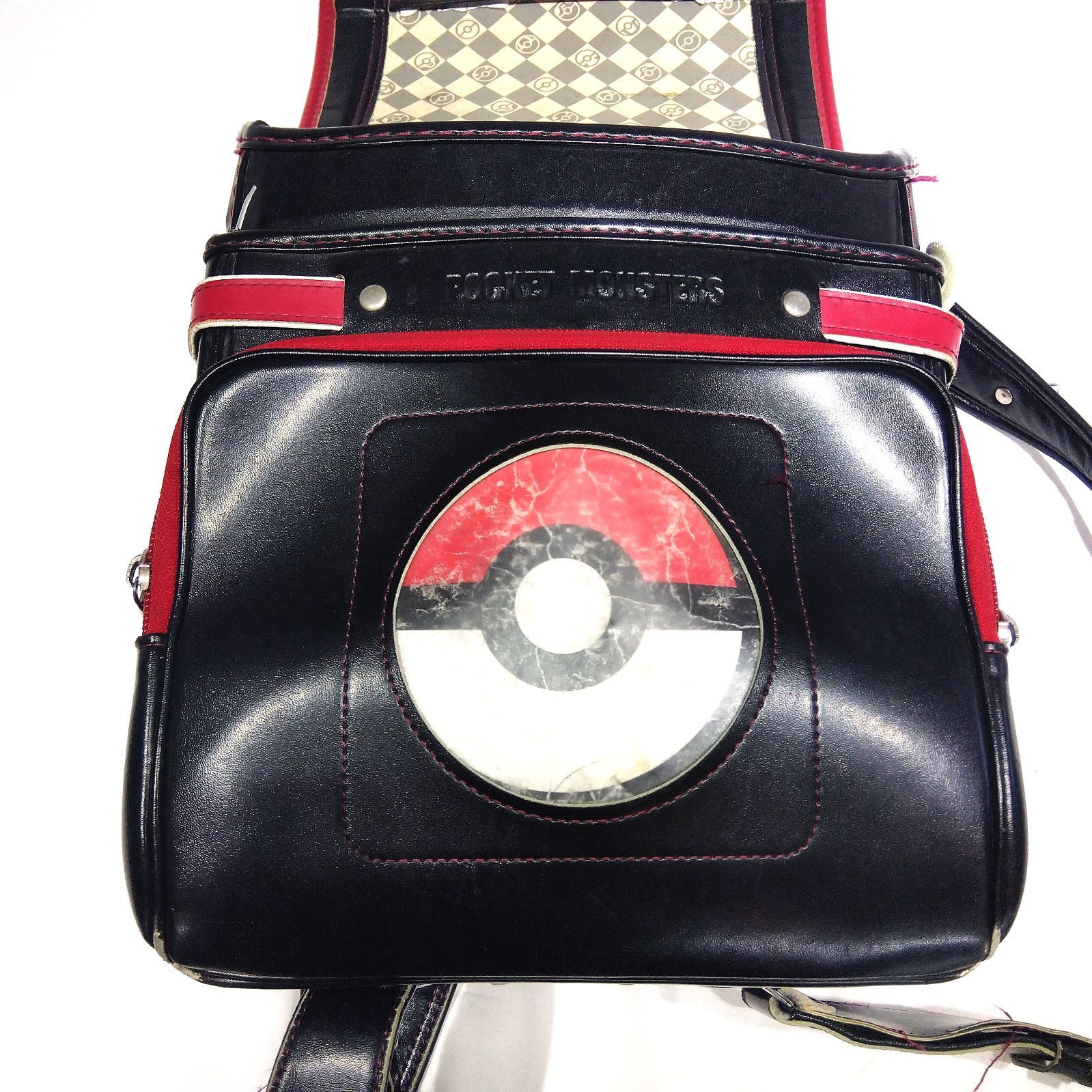 ポケモン ランドセル ピカチュウ 黒×赤 専用箱付き リメイク A475