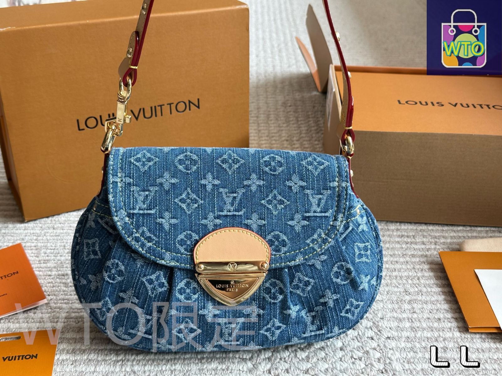 LOUIS VUITTON ルイヴィトン セット3 バーグ ブルーミング ストラス
