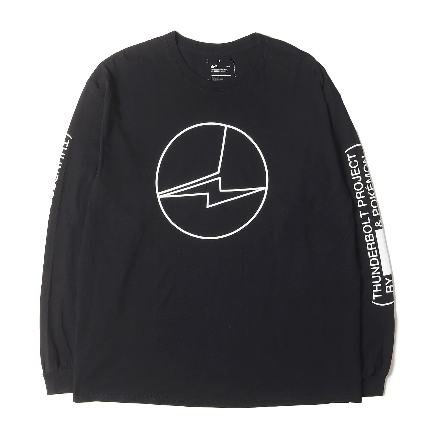 XLサイズ 黒 fragment THUNDERBOLT PROJECT ロング Tシャツ Tee 