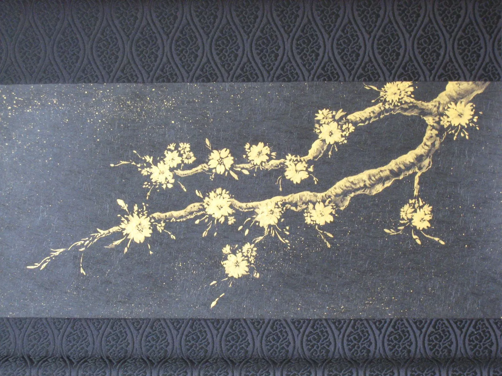 ミニ掛け軸 桜(さくら)◇絵師 白道 (真筆・新品) タペストリー 【公式