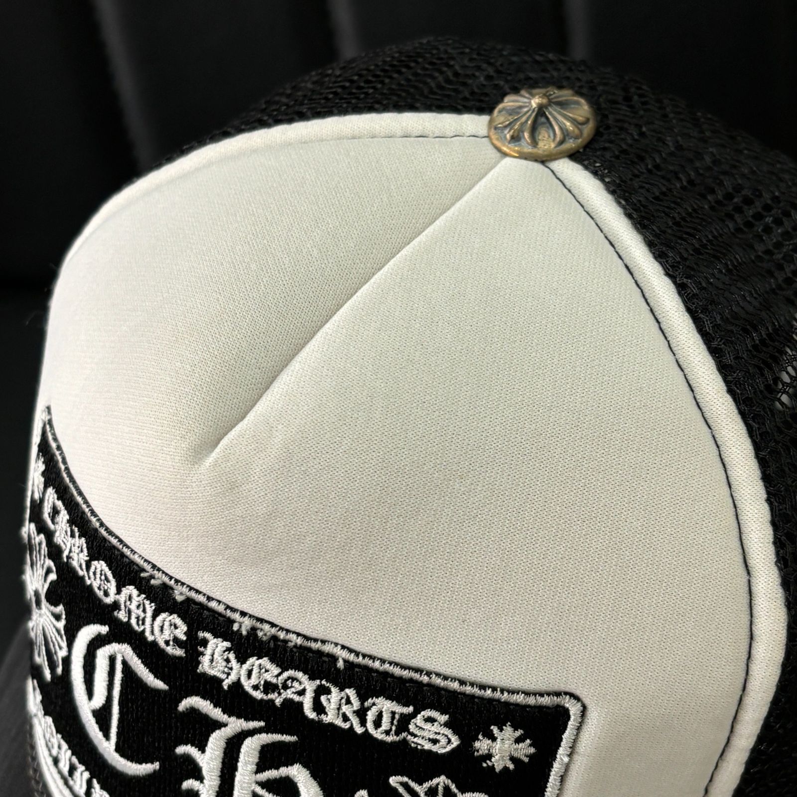 ΩNA3715 大人気! CHROME HEARTS クロムハーツ メッシュ キャップ 帽子
