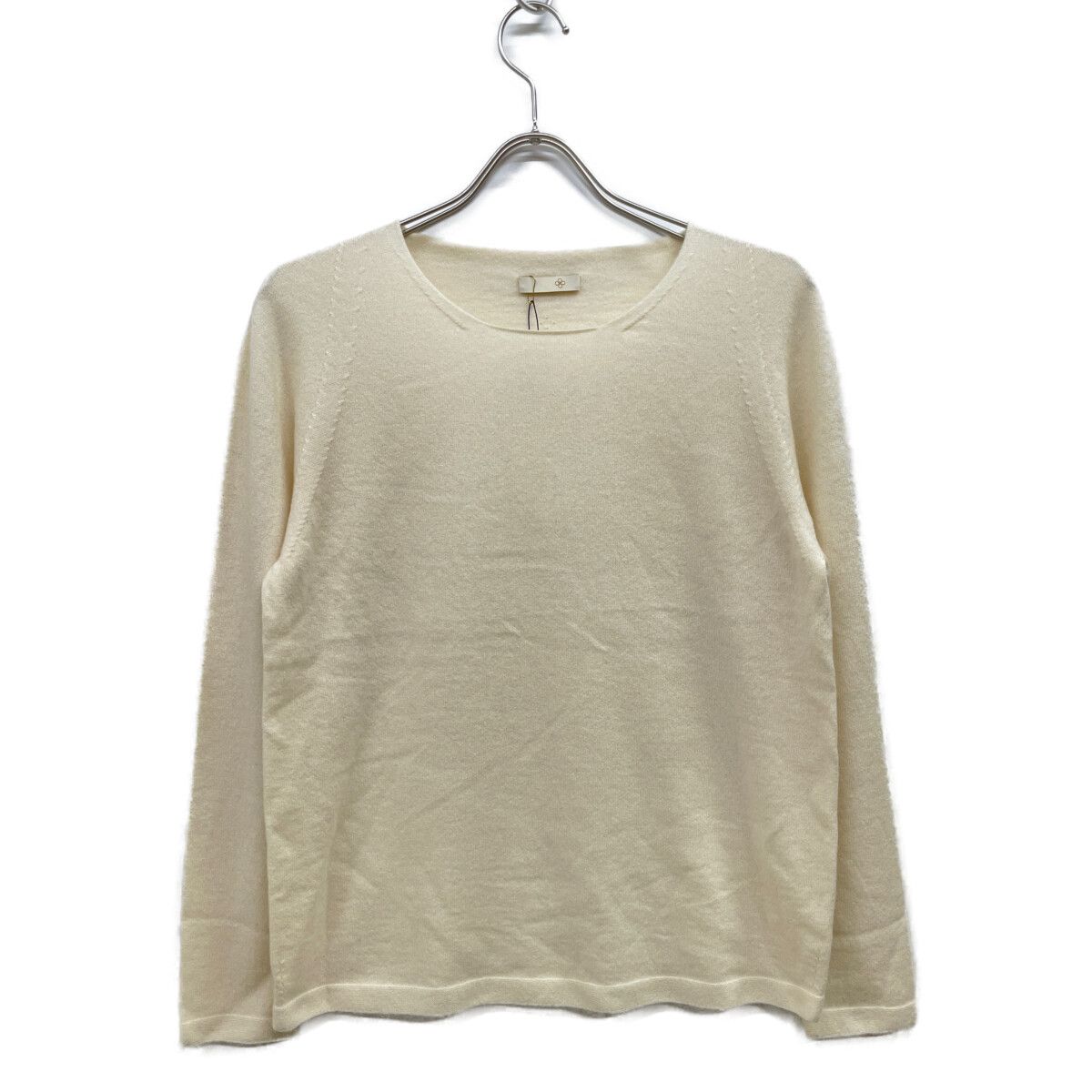 TOYOBOSHI トウヨウボウシ 糸衣 アイボリー YUZU 10ITーPC0012 カシミヤ セーター 3