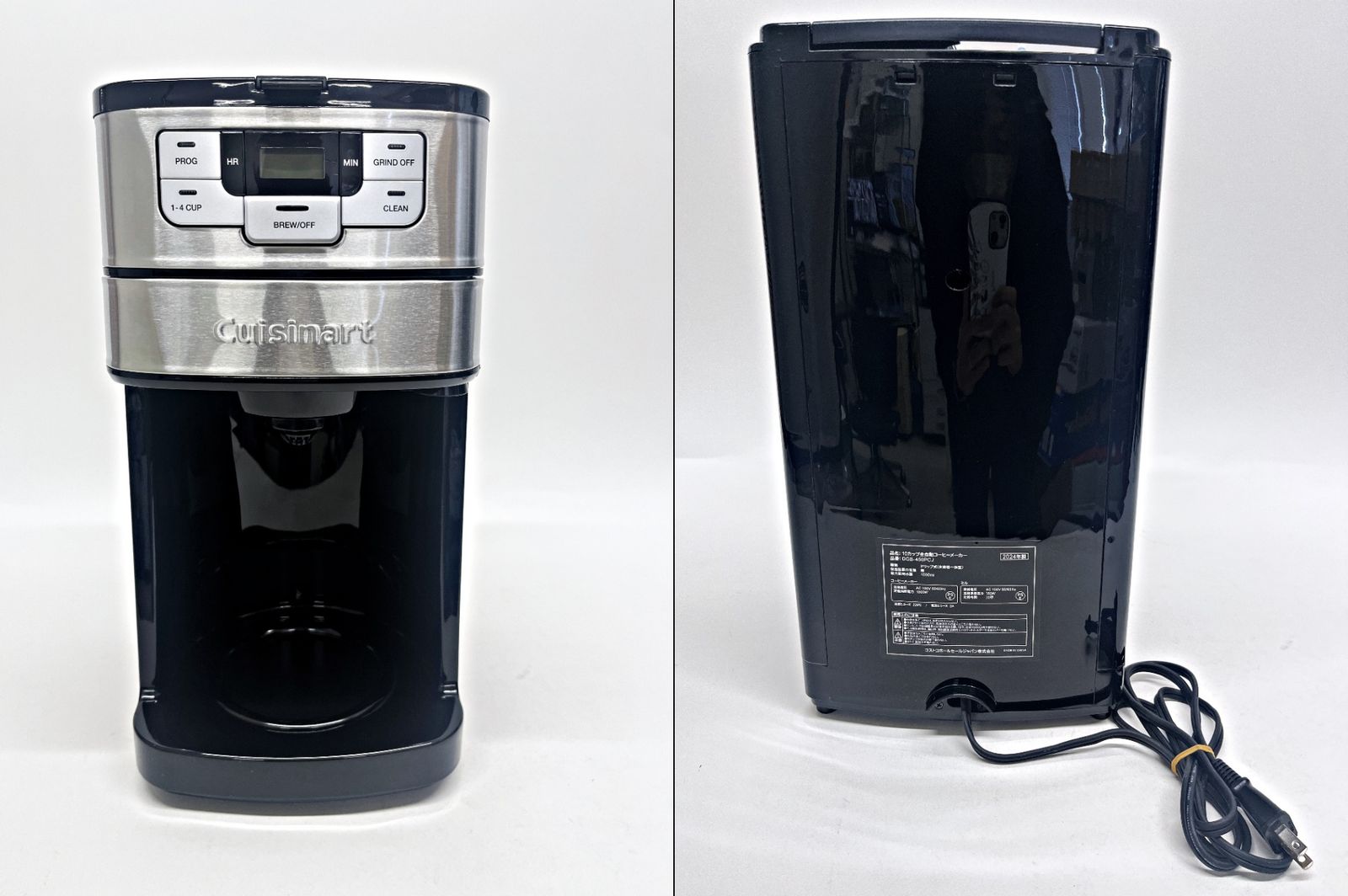 ★美品　クイジナート　コーヒーメーカー　DGB-450PCJ　2024年製 ☆美品 クイジナート コーヒーメーカー DGB-450PCJ 2024年製