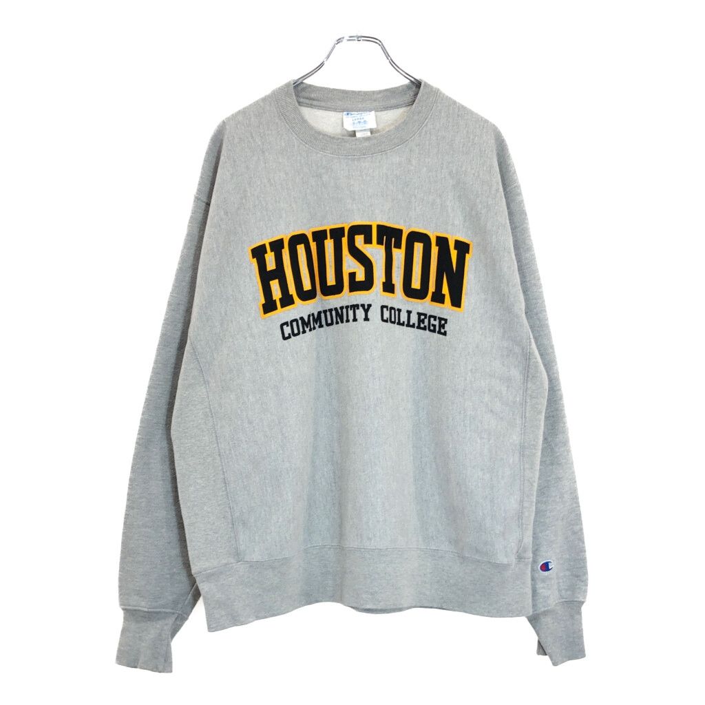  Champion チャンピオン REVERSE WEAVE リバースウィーブ スウェット カレッジ グレー(メンズ L)中古 古着 V6947 トレーナー・スウェット