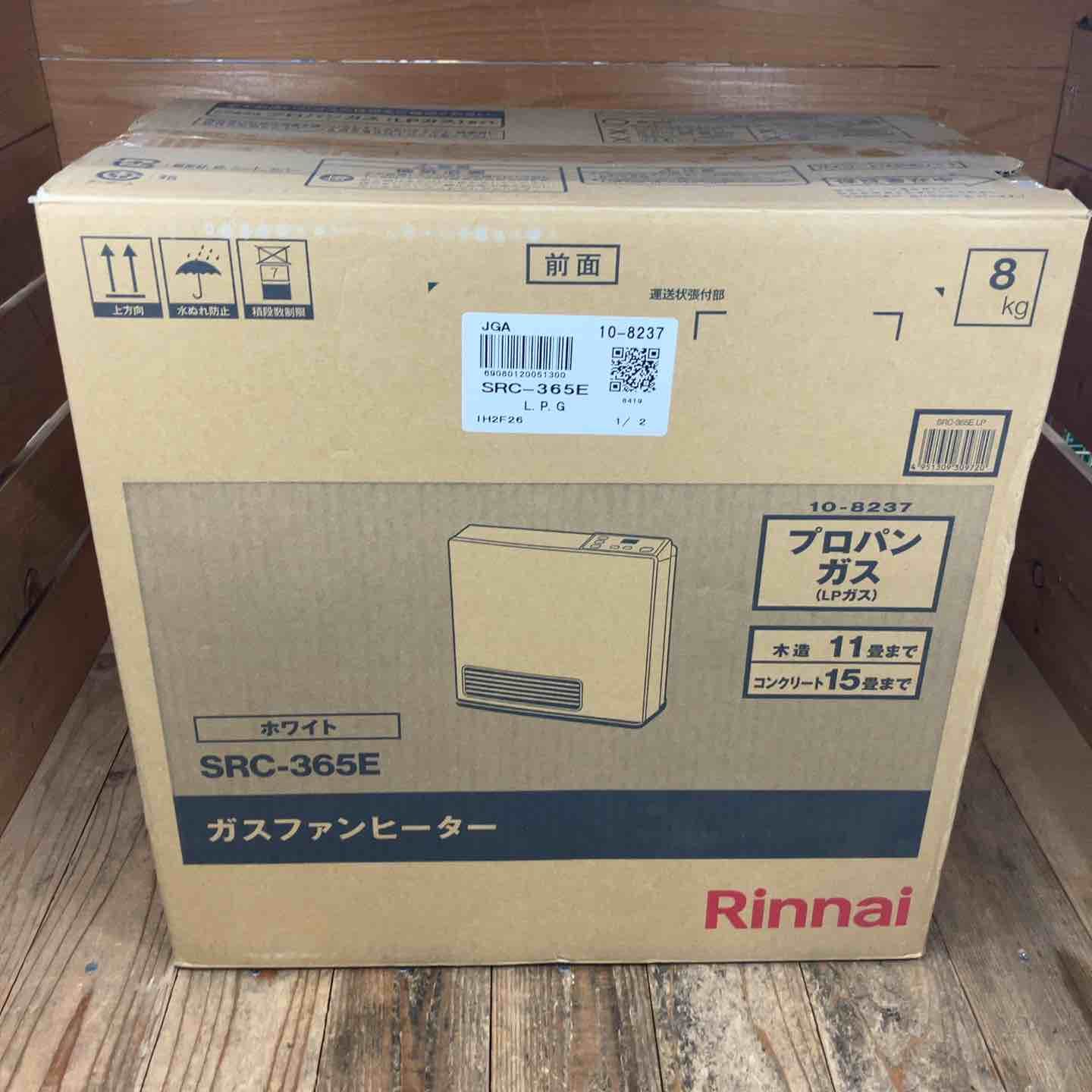 ♥品 リンナイ Rinnai ガスファンヒーター SRC-365E ホワイト 木造11畳 コンクリート15畳 所沢店