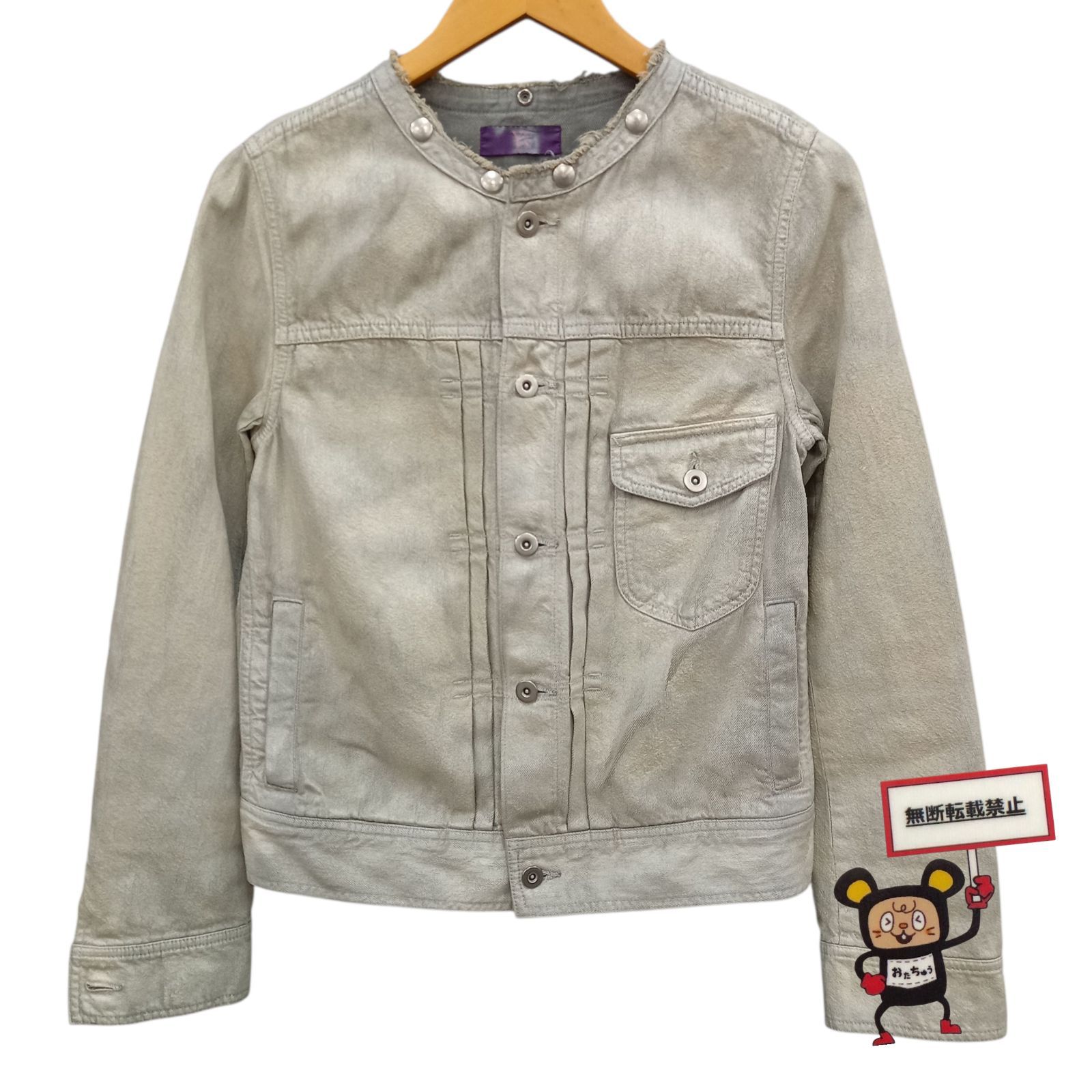 Y's   デニムジャケット   ライダースジャケット 「2」  ヨウジヤマモト Yohji Yamamoto ペイント デニムジャケット | ブルー | FARFETCH JP