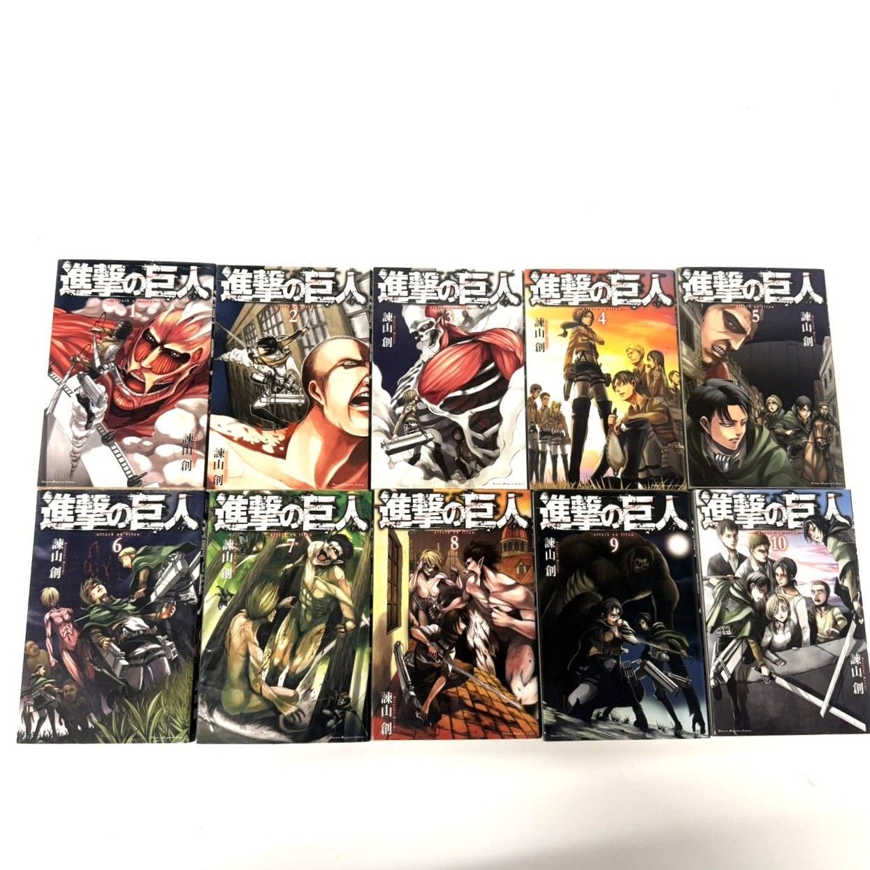 中古品】進撃の巨人 1-34巻 全巻 セット 漫画 GI - メルカリ