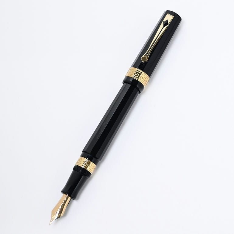 サンティーニ SANTINI 万年筆 ブラックダイヤモンド ブラック ゴールド 日本未発売 世界 98本 筆記具 MADE IN ITALY サンティニ