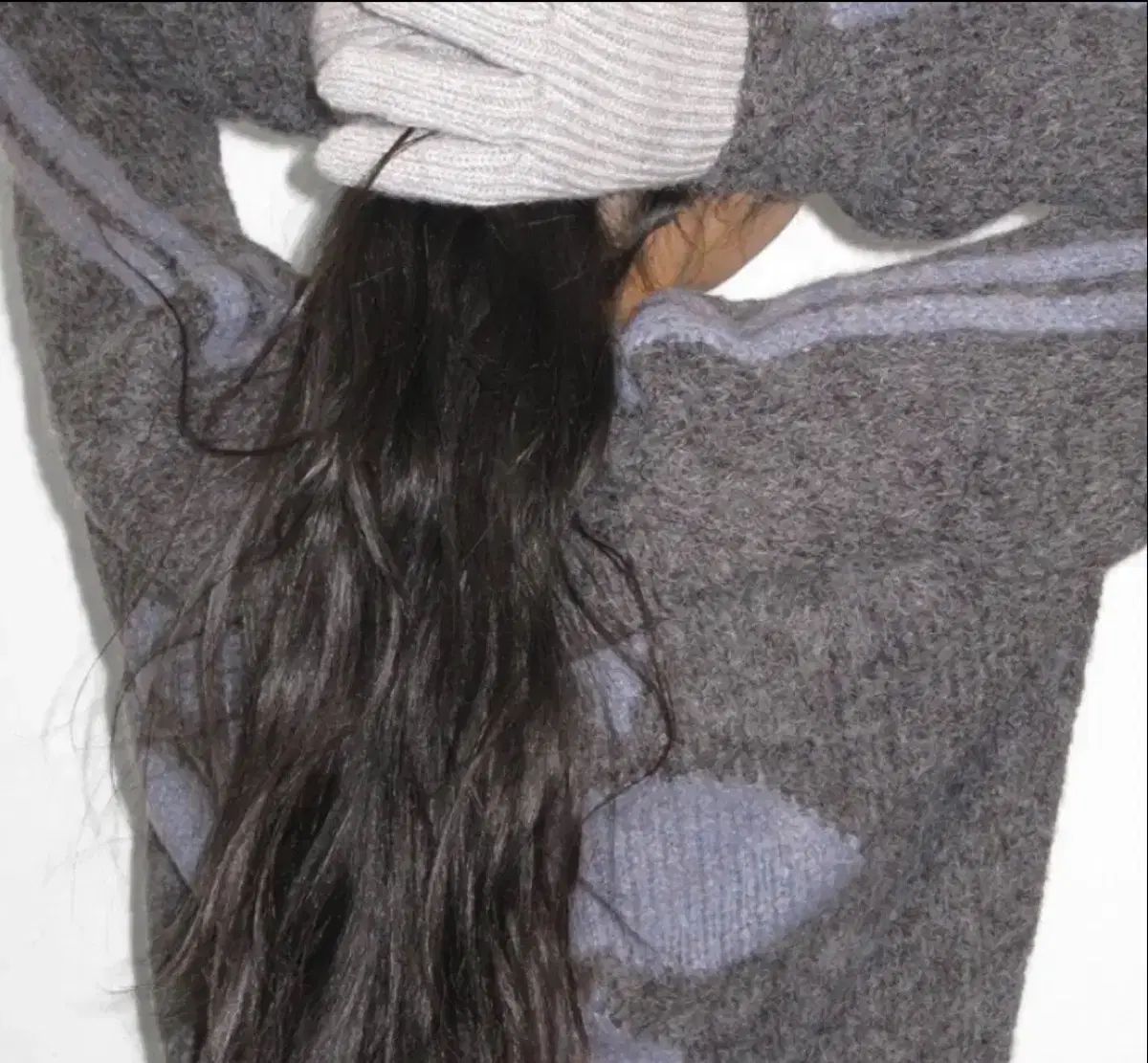 PARTIMENTO WOMEN パルティメントウィメン リリー ブークレ ニット チャコール