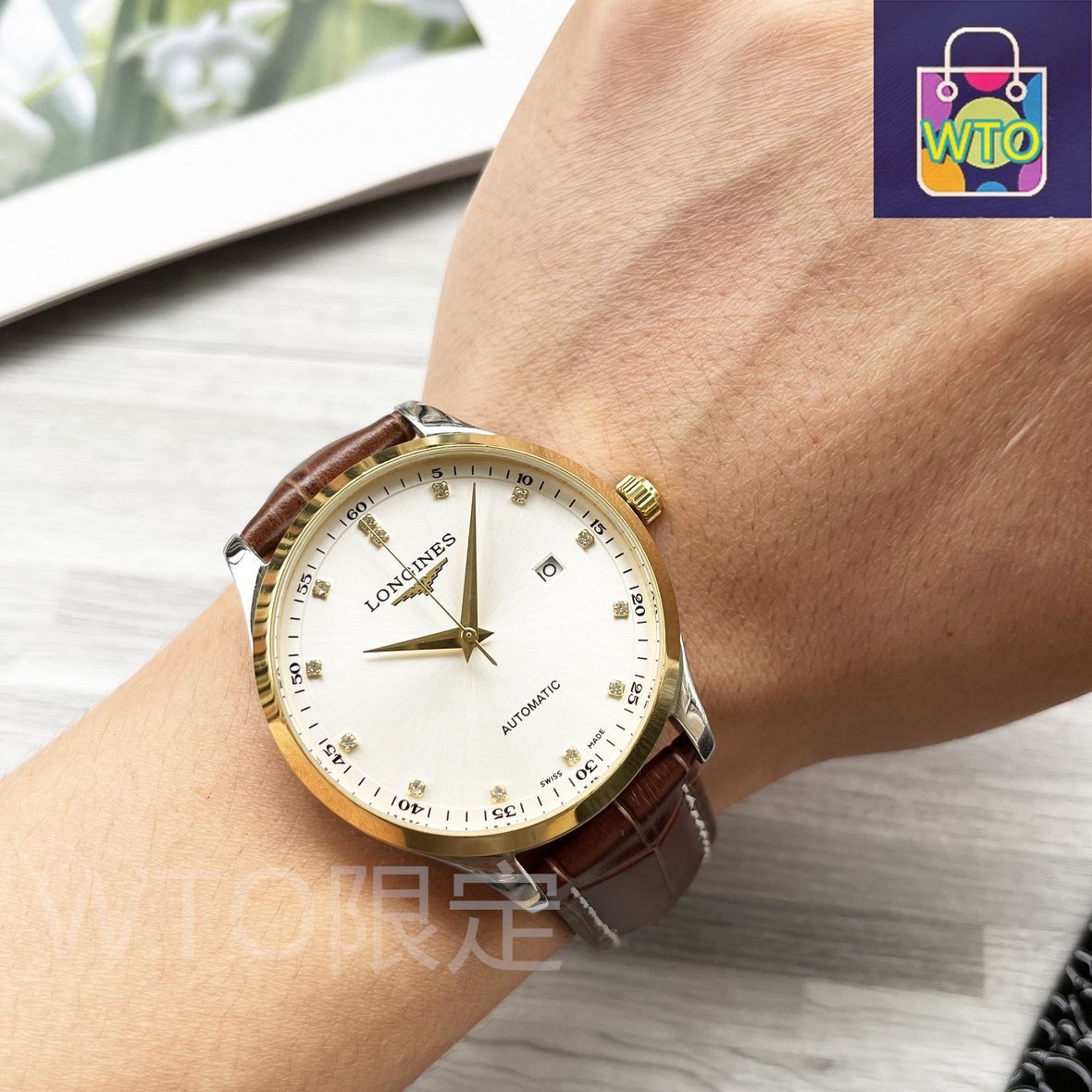今日特価】Longines ロンジン 高級全自動機械ムーブメント搭載