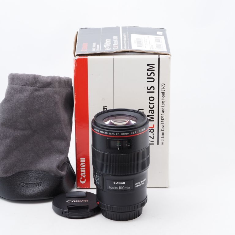 正規販売店 Canon キヤノン単焦点マクロレンズ EF100mm F2.8L マクロ