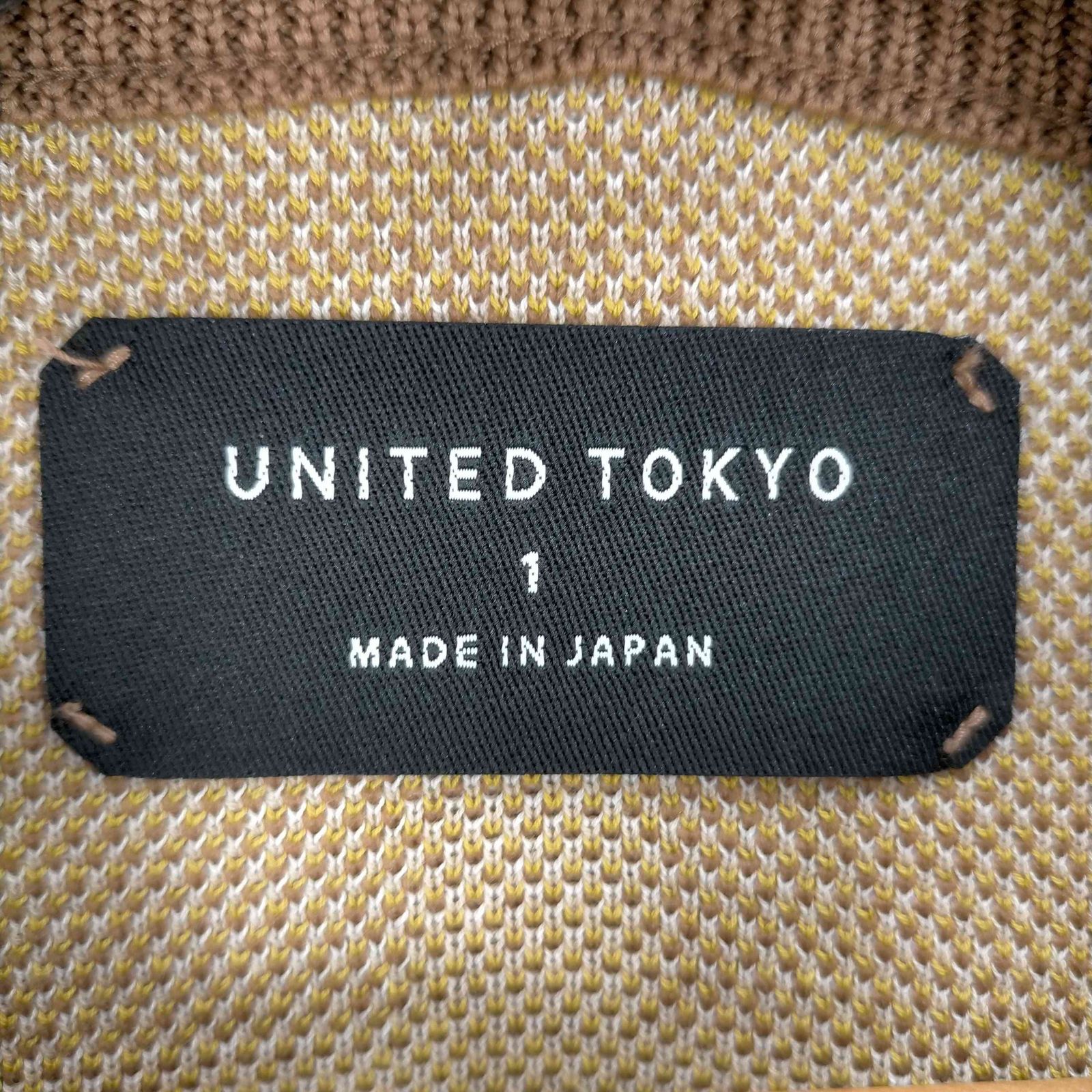 ユナイテッドトウキョウ UNITED TOKYO ビッグタータンチェックニット メンズ 1 - メルカリ