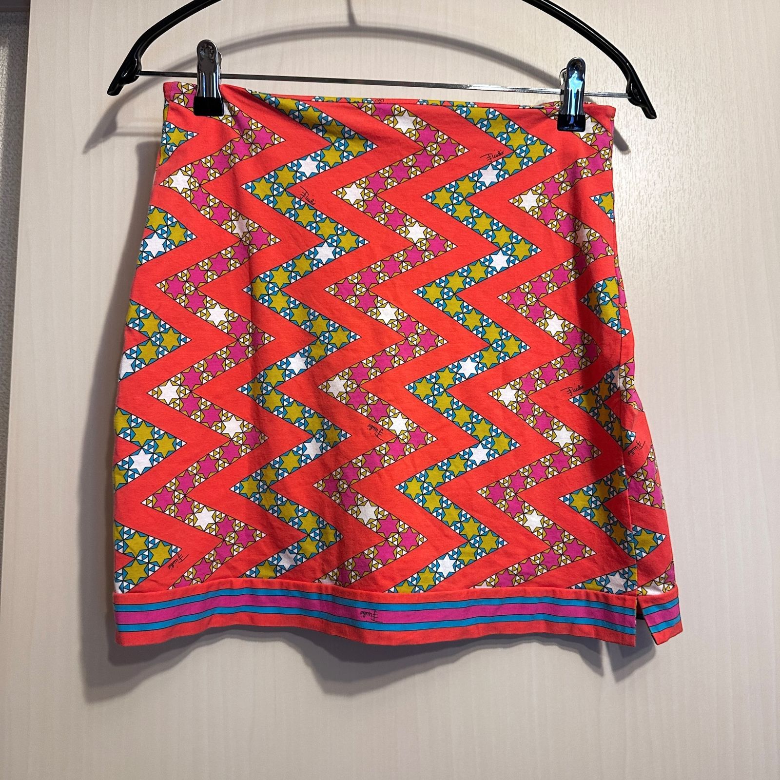 EMILIO PUCCI スカート 星柄 オレンジベース系 サイズ36 ak586 - メルカリ