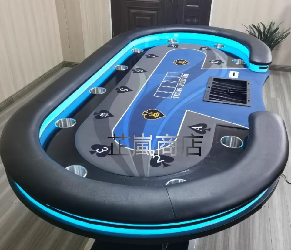 ポーカーテーブル　トップ　アメリカより輸入　カジノ ポーカーテーブル トップ カップホルダー付き カジノ テキサス