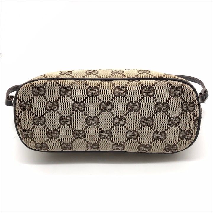 GUCCI グッチ GG キャンバス ハンド バッグ ブラウン レディース a7511  