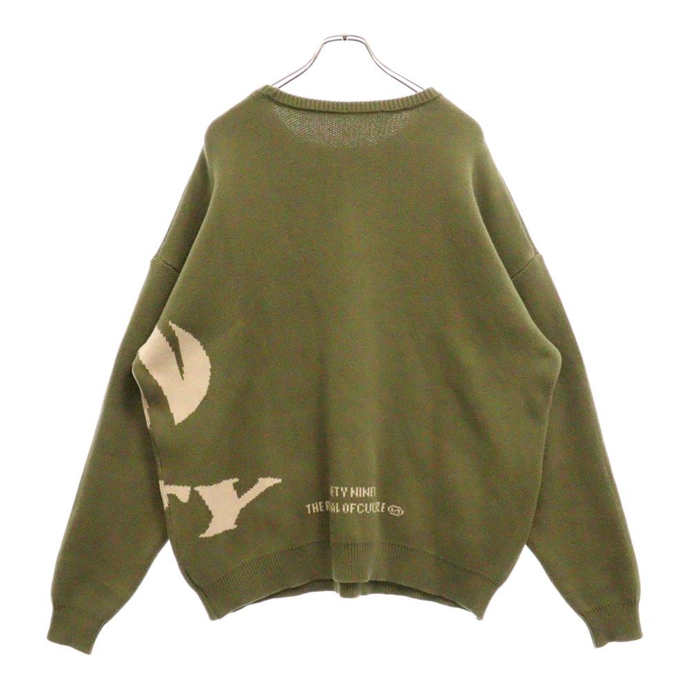 9090 (ナインティナインティ) Big Heisei Logo Crewneck Knit 平成ロゴ 