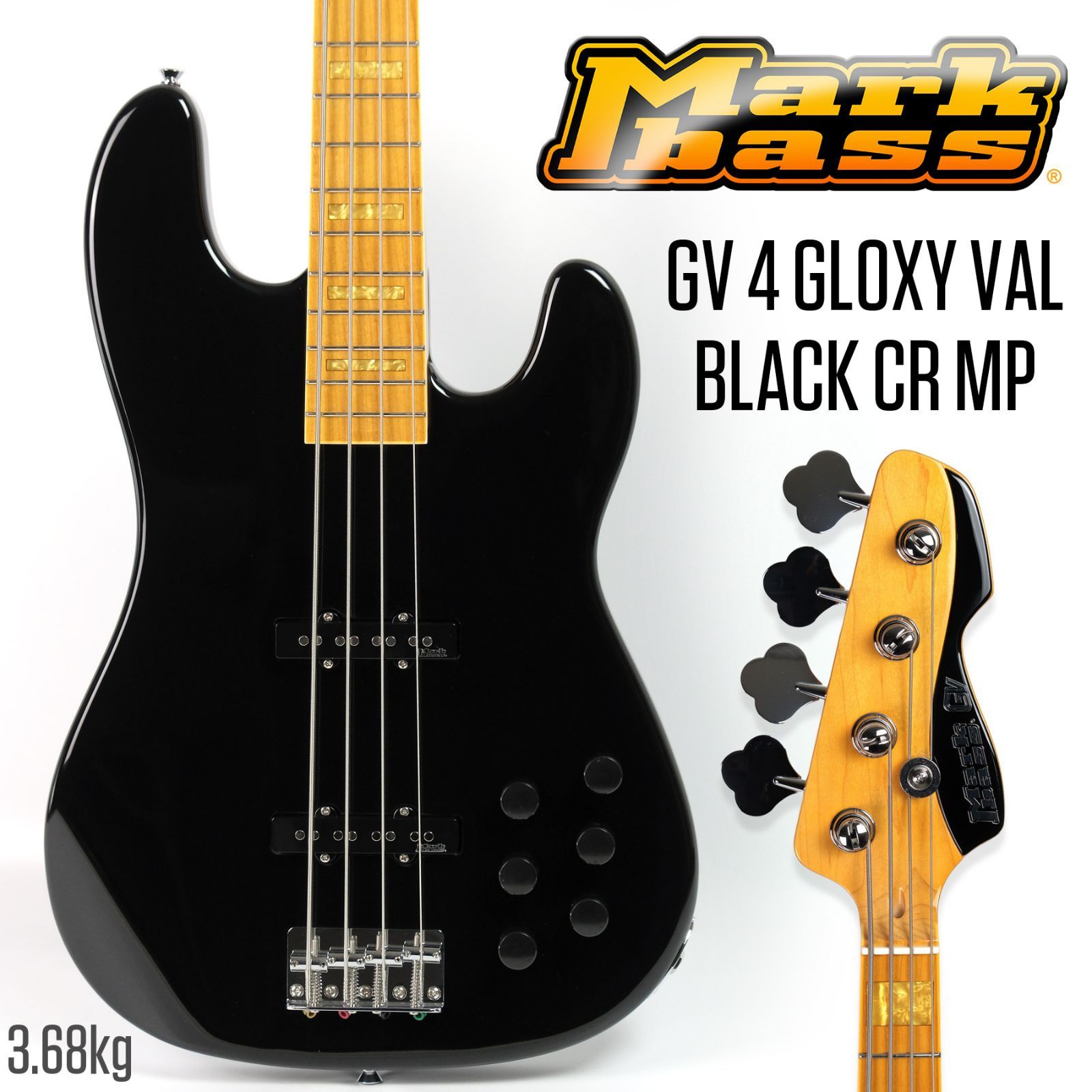 Markbass MB GV4 GLOXY VAL BLACK CR MP エレキベース