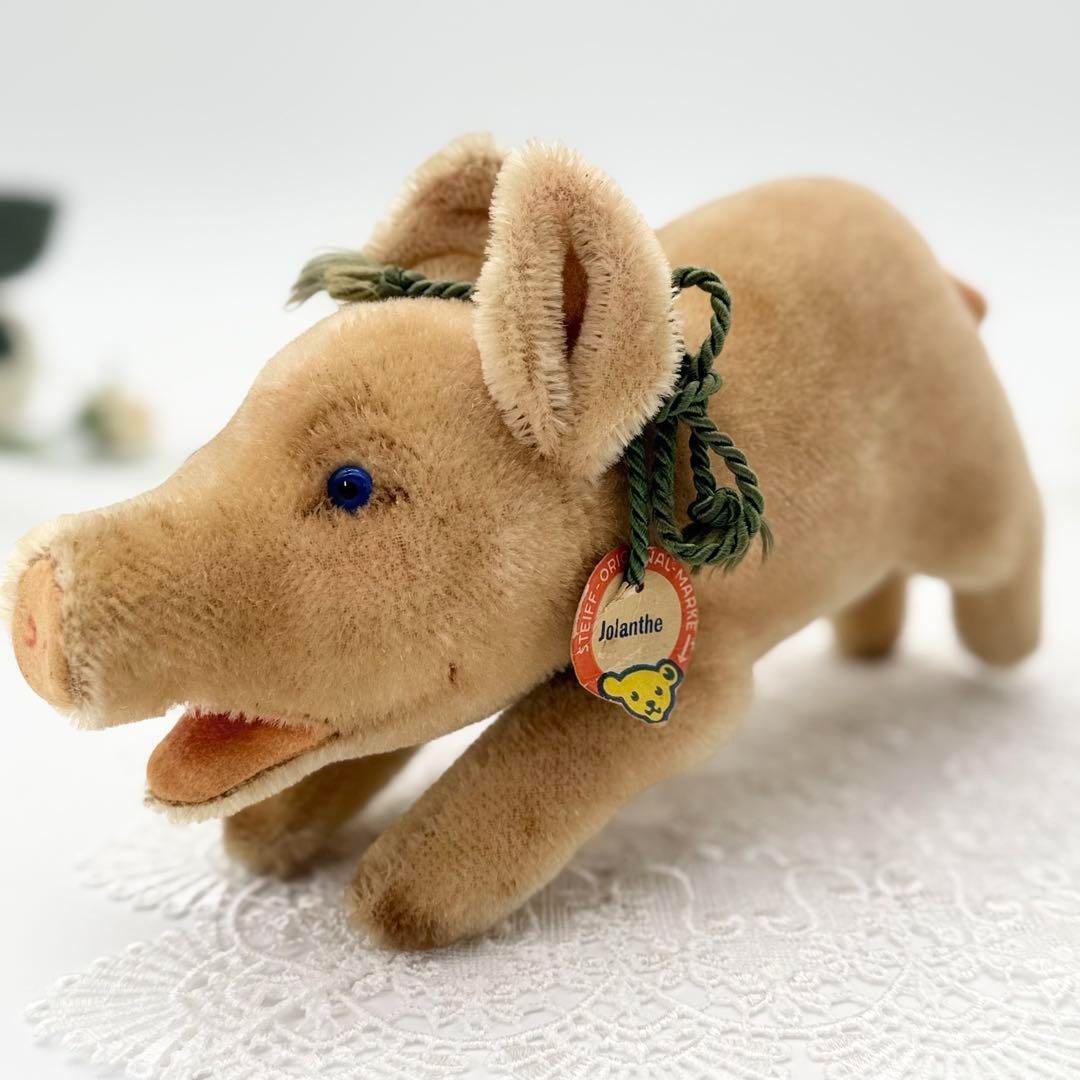 Steiff Jolanthe シュタイフ ヴィンテージ Jolanthe ぬいぐるみ 豚