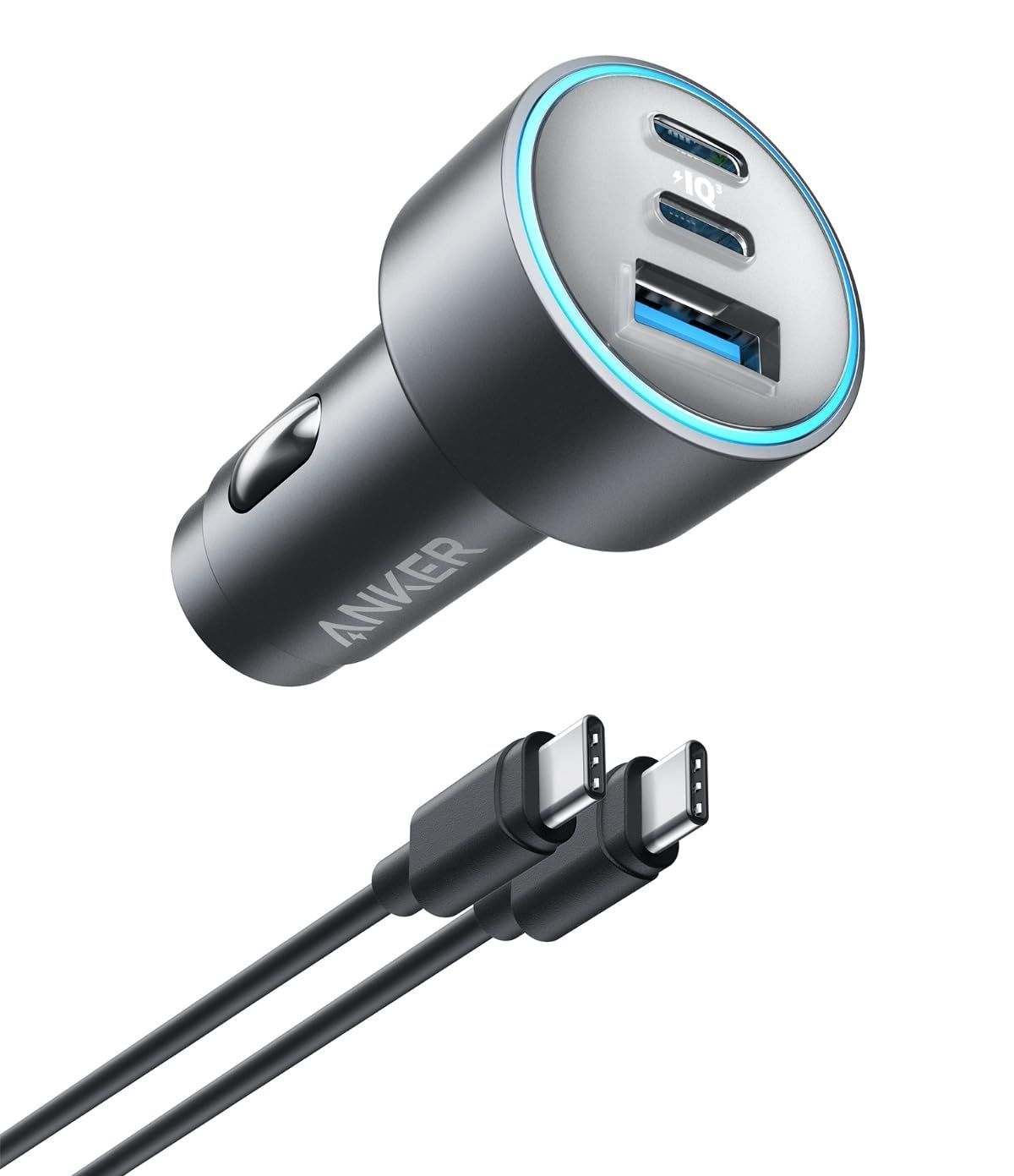 数量 Pro コンパクトサイズ MacBook iPhone | 3.0搭載 Galaxy Delivery対応|PowerIQ Power Android カーチャージャー USB-C USB-C スマートフォン USB-C 3ポート ノートPC