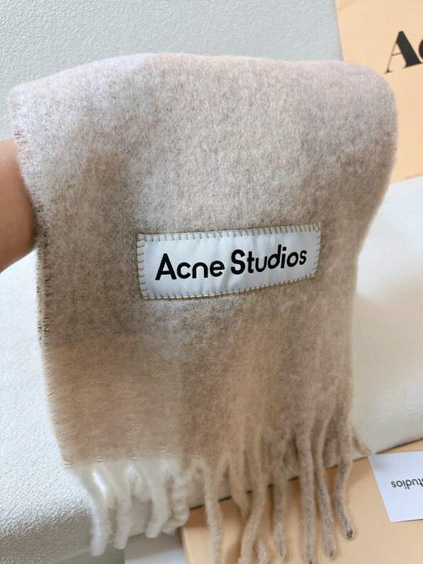 Acne Studios アクネストゥディオズ マフラー モヘアチェック 　マフラー