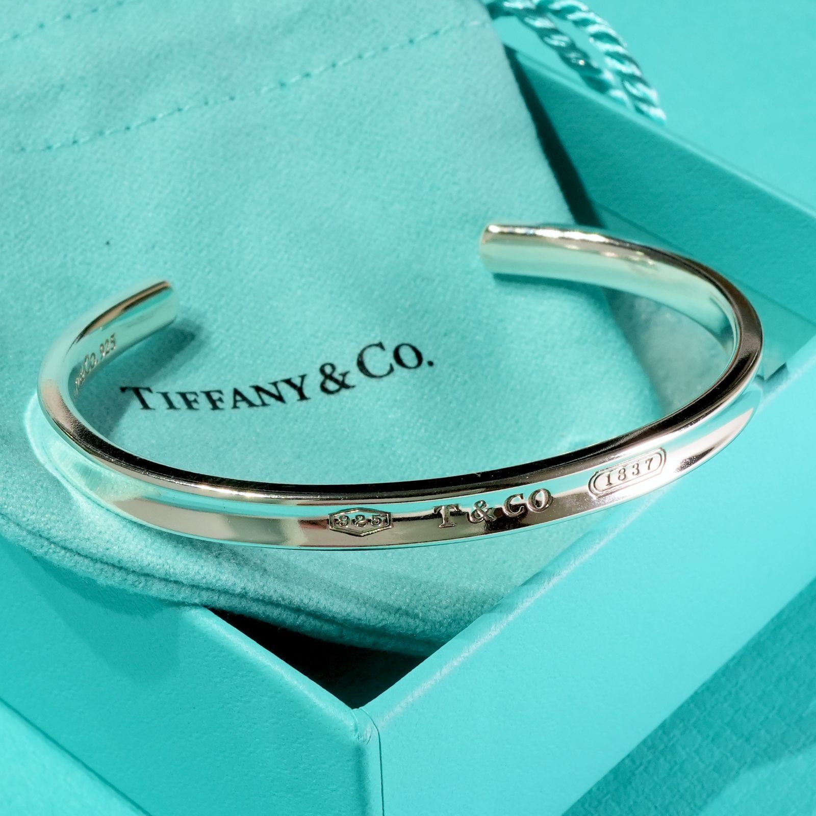 期間限定特価　TIFFANY&Co.1837ナロー　カフ　バングル TIFFANY&Co. ティファニー TIFFANY ブレスレット 1837 ナロー