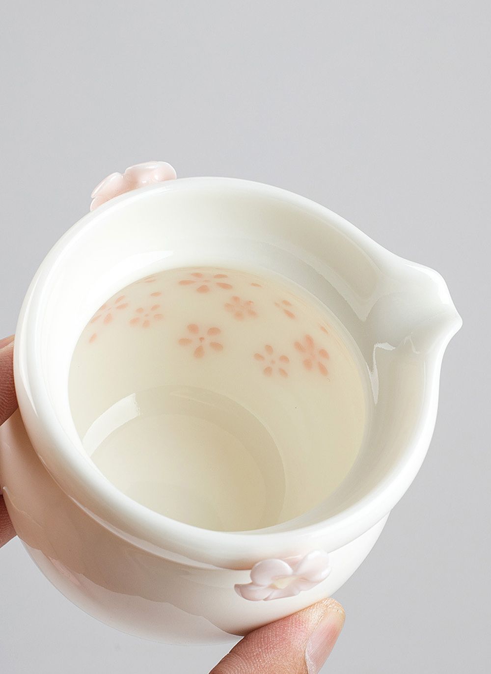 透かし模様で茶の色が見える玲瓏磁器 玲瓏磁 白磁 玲瓏 急須 9点セット 6客セット 茶器セット ティーセット 太陽の花中国茶器 台湾茶 ウーロン茶  紅茶茶器 再再販 - コーヒー・お茶用品