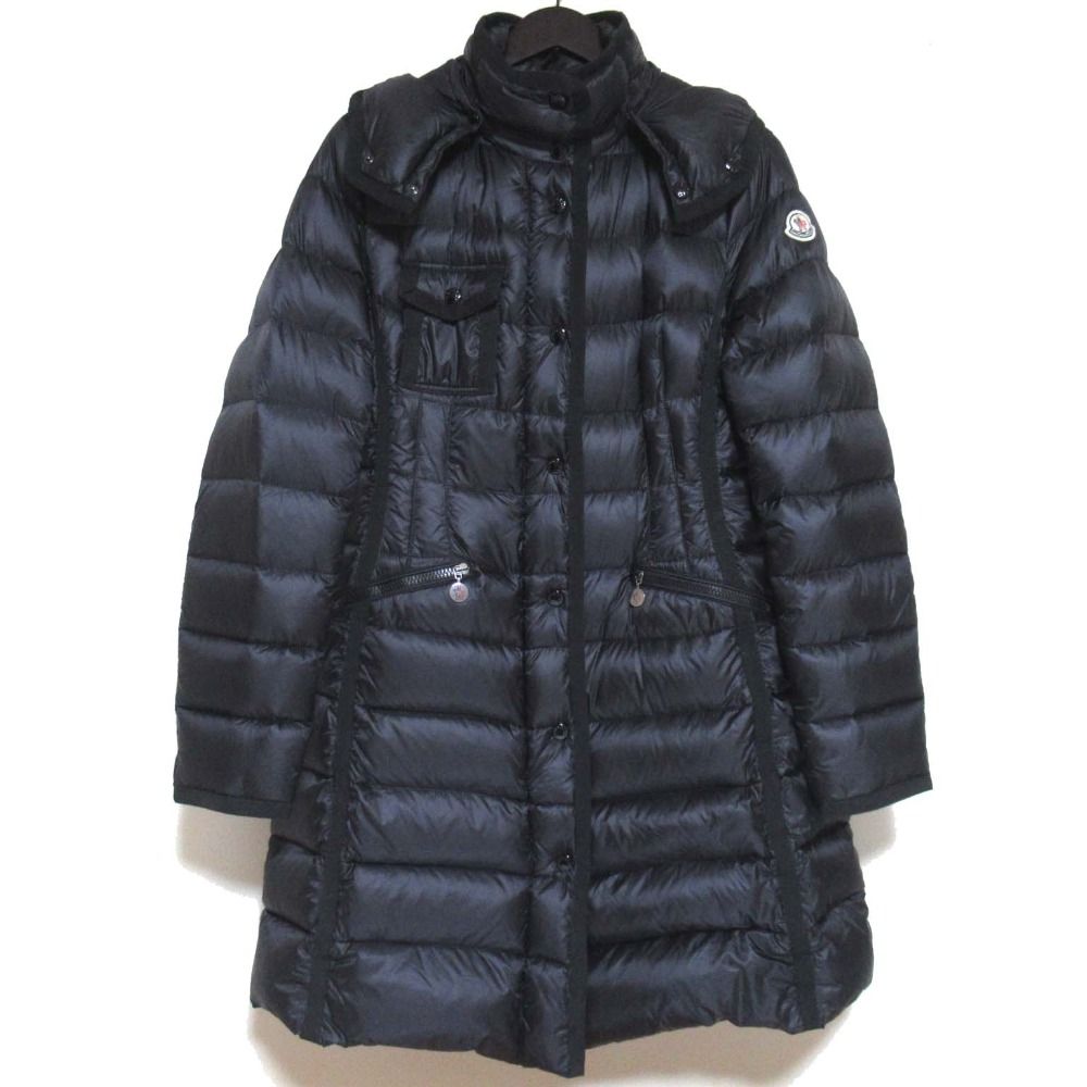 モンクレール ダウンコート　エルミンヌ　ダークネイビー MONCLER - モンクレール エルミンヌ ダークネイビーの通販 by cb