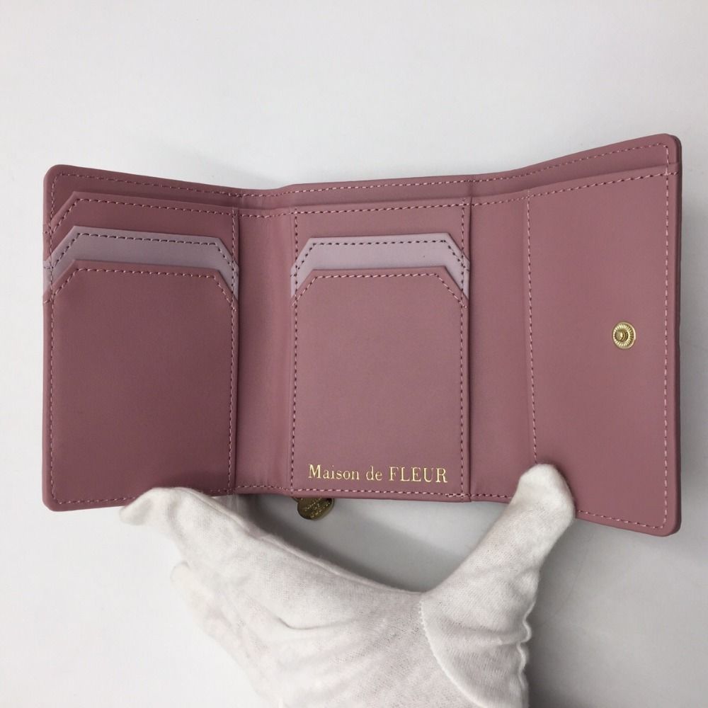 三つ折り財布 Maison de FLEUR メゾンドフルール カラー